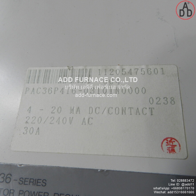 PAC36P416-03100N0000 | Shimaden Thyristor Power Regulator (5)